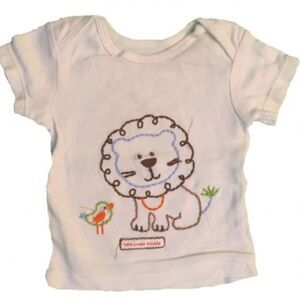 Sweet Carter's Lion Shirt "Here Comes Trouble" 6M